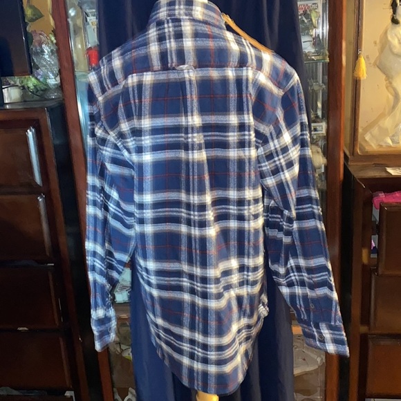 The Original J.A.C.H.S Co Manufacturing Flannel Long Sleeve Shirt Medium Size - Picture 3 of 5
